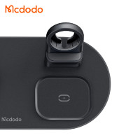 Mcdodo 3in1 Magnetisch Qi Wireless Charger Ladestation kompatibel mit Smartphone, Watch, TWS-Kopfhörer, Schwarz