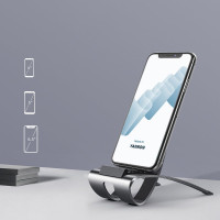 Ugreen Handy-Halterung für Schreibtischständer Smartphone Halter Tisch Ständer Handystand Universal für Smartphones grau