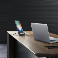 Ugreen Handy-Halterung für Schreibtischständer Smartphone Halter Tisch Ständer Handystand Universal für Smartphones grau