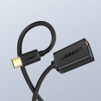 Ugreen Adapter OTG Kabel USB 3.0 auf USB Typ C Konverter Kabel Stecker schwarz