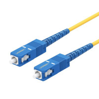 Ugreen SC-SC Singlemode Patchkabel Glasfaser 3 m Netzwerk gelb