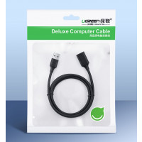 Ugreen 1,5m Kabel Verlängerungsadapter USB 3.0 (weiblich) - USB 3.0 (männlich) Kabel für Computer, Smartphones USB-Adapter schwarz
