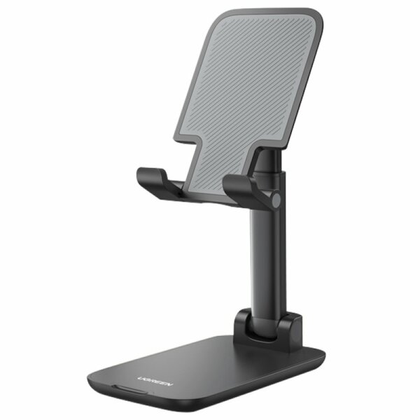 Ugreen Handyhalterung Universal Desktop Halterung Tisch Ständer Handystand Tablet Halter kompatibel mit Smartphones in Schwarz