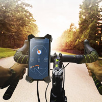 Ugreen Universal Fahrrad Lenker Handyhalterung Handyhalter Halter Fahrrad Smartphone Fahrradhalterung für Smartphones