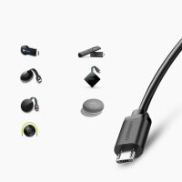 Ugreen externer Micro-USB 100Mbps Netzwerkadapter für Chromecast 1m Adapter Splitter schwarz