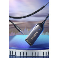 Ugreen Kabel 2in1 USB - Micro USB / USB Typ C Kabel 1m 2,4A Ladekabel Adapter für Smartphones schwarz