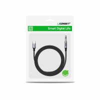 Ugreen Typ-C auf Aux Audio 3,5mm Jack Anschluss Handy Adapter Kabel Smartphone in Schwarz