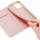 Buch Tasche "Dux Ducis" kompatibel mit iPhone 13 Mini Handy Hülle Etui Brieftasche Schutzhülle mit Standfunktion, Kartenfach Rose
