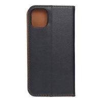 cofi1453® Smart Pro Echt Buchtasche Leder Tasche Lederbuch Hülle Cover Case Handy-Hülle Handytasche kompatibel mit iPhone 13 Schwarz