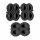 Hüma Içli Köfte Aparati 3-Teilig Kibbeh Maker gefüllte Frikadelle Form Teigform schwarz