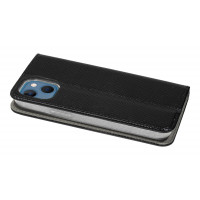 cofi1453® Buch Tasche "Smart" kompatibel mit iPhone 13 Handy Hülle Etui Brieftasche Schutzhülle mit Standfunktion, Kartenfach Schwarz