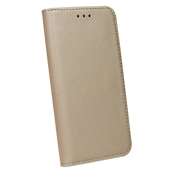 cofi1453® Buch Tasche "Smart" kompatibel mit iPhone 13 Mini Handy Hülle Etui Brieftasche Schutzhülle mit Standfunktion, Kartenfach Gold