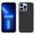 cofi1453® Silikon Hülle Basic kompatibel mit iPhone 13 Pro Case TPU Soft Handy Cover Schutz Matt-Schwarz