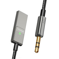 McDodo CA-8700 1.7m Aux Bluetooth-Adapter Wireless Receiver Kabel 3,5mm Jack Aux Lautsprecher Kabel