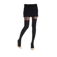 cofi1453® Damen Strumpfhose mit Overknees Effekt...