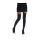 cofi1453® Damen Strumpfhose mit Overknees Effekt Muster 40-/120 DEN Baumwollzwickel Frauen Schwarz