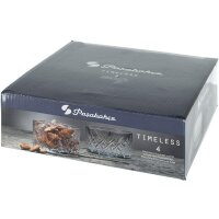 Pasabahce 487642 Timeless 4er Packung Schale Knabberschale Cerezlik, Glas, transparent, 22,5 ml