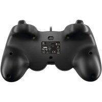 Logitech F310 kabelgebundenes Gamepad, Controller mit Konsolenartigem Layout, 4 Tasten D-Pad, XInput/DirectInput, Komfortable Griffflächen, 1,8 m Kabel, PC - Blau/Grau