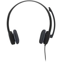 Logitech H390 Kopfhörer mit Mikrofon, Stereo-Headset, Mikrofon mit Rauschunterdrückung, Integrierte Bedienelemente, USB-Anschluss, Gepolsterter Bügel und Ohrpolster, PC/Mac/Laptop/Chromebook