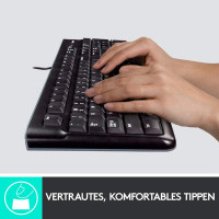 Logitech K120 Kabelgebundene Tastatur für Windows,...