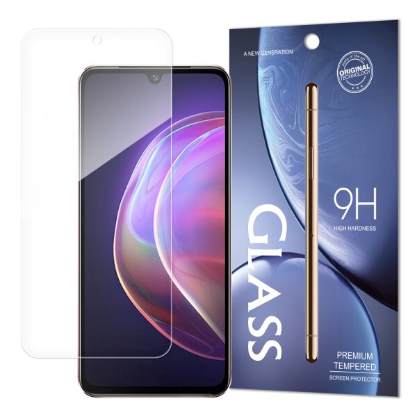 3x Panzer Schutz Glas 9H Tempered Glass Display Schutz Folie kompatibel mit Vivo V21 5G