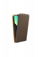 cofi1453® Flip Case kompatibel mit iPhone 13 Mini Handy Tasche vertikal aufklappbar Schutzhülle Klapp Hülle Schwarz