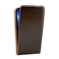 cofi1453® Flip Case kompatibel mit iPhone 13 Pro Handy Tasche vertikal aufklappbar Schutzhülle Klapp Hülle Schwarz