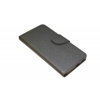 cofi1453® Buch Tasche "Fancy" kompatibel mit SAMSUNG GALAXY S21 FE Handy Hülle Etui Brieftasche Schutzhülle mit Standfunktion, Kartenfach Schwarz