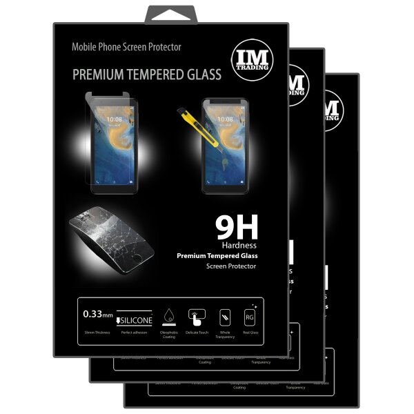 cofi1453 3X Panzer Schutz Glas 9H Tempered Glass Display Schutz Folie Display Glas Screen Protector kompatibel mit ZTE BLADE A31 LITE