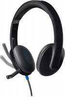 Logitech H540 Kopfhörer mit Mikrofon, Verstellbares Mikrofon mit Rauschunterdrückung, Integrierte Equalizer