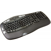 Logitech K350 Ergonomische Kabellose Tastatur, 2.4 GHz...