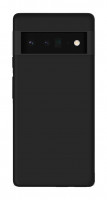 cofi1453® Silikon Hülle Basic kompatibel mit Google Pixel 6 Pro Case TPU Soft Handy Cover Schutz in Schwarz