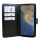 cofi1453® Buch Tasche "Fancy" kompatibel mit ZTE BLADE A51 Handy Hülle Etui Brieftasche Schutzhülle mit Standfunktion, Kartenfach Schwarz