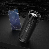 Kaku KSC-602 10W Tragbarer 5.0 Bluetooth Speaker Lautsprecher Stereo Surround kompatibel mit Smartphone Laptop Schwarz
