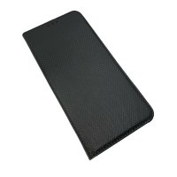 Buch Tasche "Smart" kompatibel mit ALCATEL 1L 2021 Handy Hülle Etui Brieftasche Schutzhülle mit Standfunktion, Kartenfach Schwarz