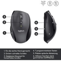 Logitech M705 Marathon Kabellose Maus, 2.4 GHz Verbindung...