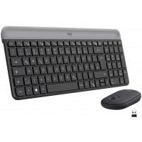 Logitech MK470 Slim Combo Kabelloses Tastatur-Maus-Set,...