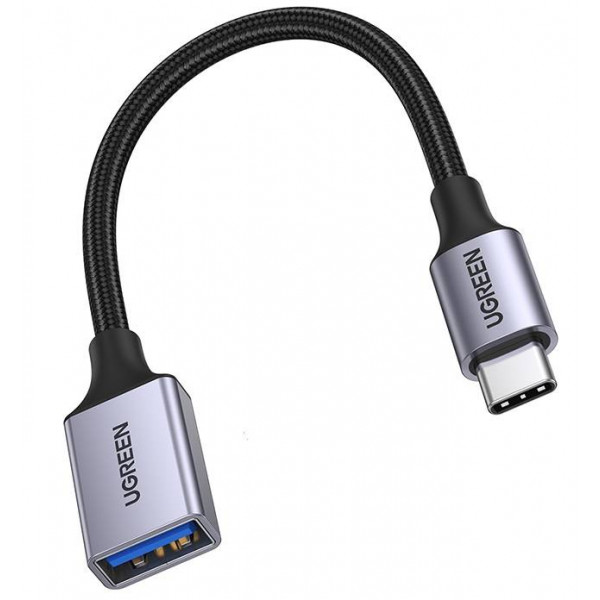 Ugreen USB-c 3.0 auf USB OTG Adapter Ladeadapter für Smartphones grau