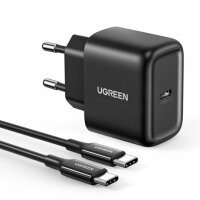 Ugreen USB Reiseladegerät Typ C 25W Power Delivery +...