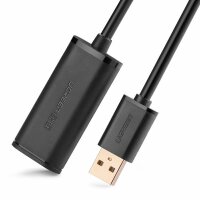 USB 2.0 15 Meter Verlängerungskabel Signalverstärker Kabel Aktiv Repeater USB-A Stecker zu USB-A Buchse Erweiterung