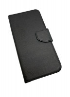 Buch Tasche "Fancy" kompatibel mit XIAOMI 11T PRO Handy Hülle Etui Brieftasche Schutzhülle mit Standfunktion, Kartenfach Schwarz