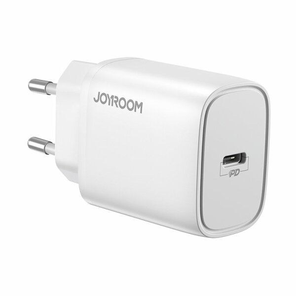 Joyroom 20W WandLadegerät USB PD Netzteil Schnell Fast Charge Power Delivery 3.0 Quick Charge 4.0 + 18 W 3A komaptibel mit Smartphone weiß