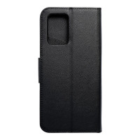 Buch Tasche "Fancy" kompatibel mit XIAOMI REDMI 10 Handy Hülle Etui Brieftasche Schutzhülle mit Standfunktion, Kartenfach Schwarz