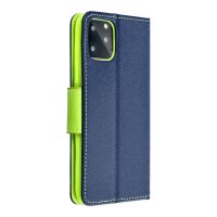 Buch Tasche "Fancy" kompatibel mit XIAOMI REDMI 10 Handy Hülle Etui Brieftasche Schutzhülle mit Standfunktion, Kartenfach Blau-Grün