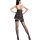 Damen Strumpfhose mit Overknees Optik 20 DEN für Frauen A7703 Elastisch schwarz