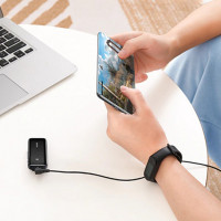 Ugreen Bluetooth 5.0 Audioempfänger aptX HD DAC SBC 3,5 mm Mini-Kopfhörerbuchse Soundkarte schwarz