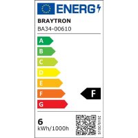 Braytron E14 6W LED 540lm R50 230 V 6500K Kaltweiß Leuchtmittel Spot Reflektor Lampe Glühbirne Beleuchtung