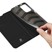 Buch Tasche "Dux Ducis" kompatibel mit XIAOMI REDMI NOTE 11 PRO PLUS Handy Hülle Etui Brieftasche Schutzhülle mit Standfunktion, Kartenfach Schwarz