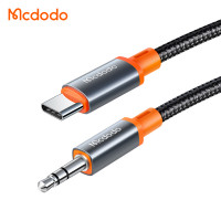 Mcdodo Kabel Typ-C Audiokabel 3,5mm Miniklinke 1,2 Meter Adapter HiFi Klinke Adapter USB-C, grau