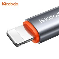 Mcdodo CA-0790 Lightning-auf-DC3.5-Buchse DC-Audiokabeladapter Audiokabel Adapter, grau